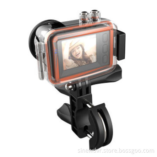 Waterproof 1,080P Full HD Wi-Fi Sports Action Camera with Up to 60m Distance